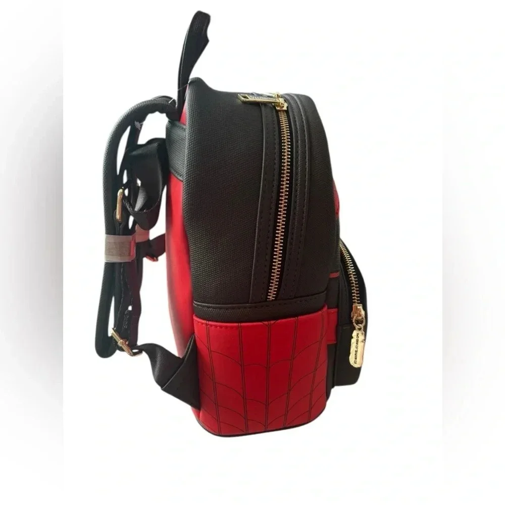 NWT Loungefly Spider-Man No Way Home Faux Leather Mini Backpack